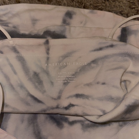 American Eagle tie dye thin strap crop top - Picture 3 of 3